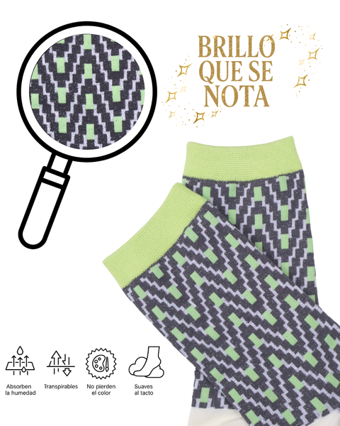 Calcetines "ZigPop Glitter" - Pack de 5 pares