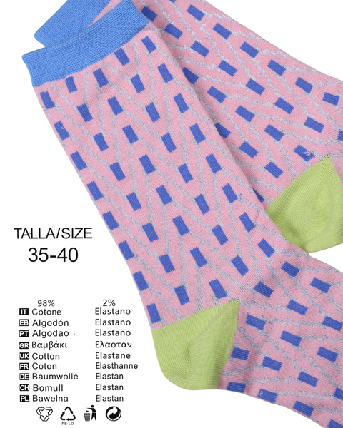 Calcetines "ZigPop Glitter" - Pack de 5 pares