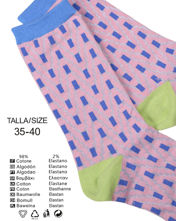 Calcetines "ZigPop Glitter" - Pack de 5 pares
