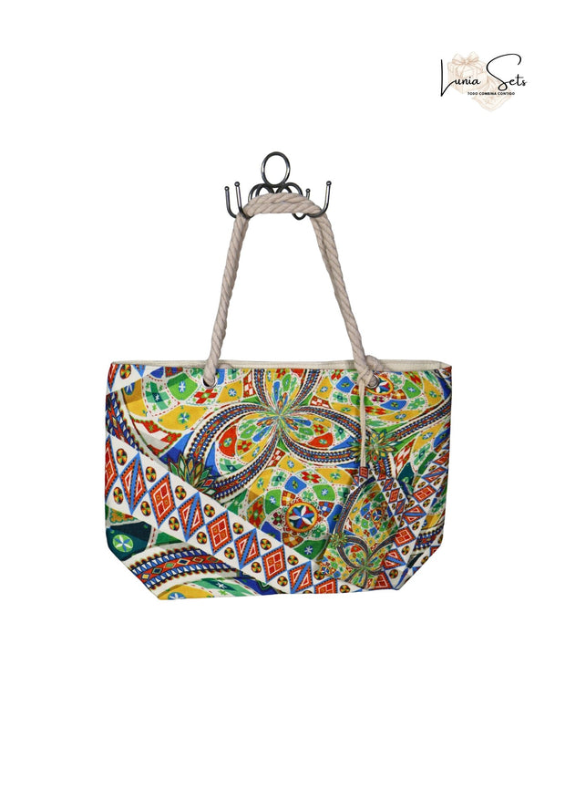 Boho Chic:Pareó y Bolso de Playa
