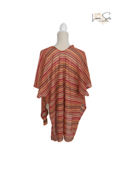 Brisa Tierra – Vestido de Rayas Coloridas