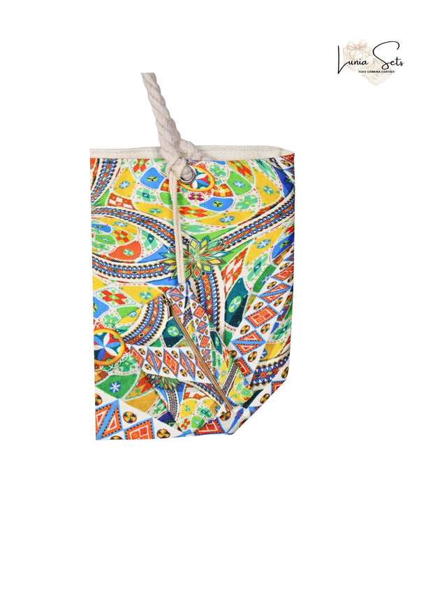 Boho Chic:Pareó y Bolso de Playa