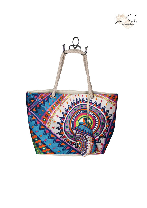 Boho Mandala – Pareo y Bolso Tote