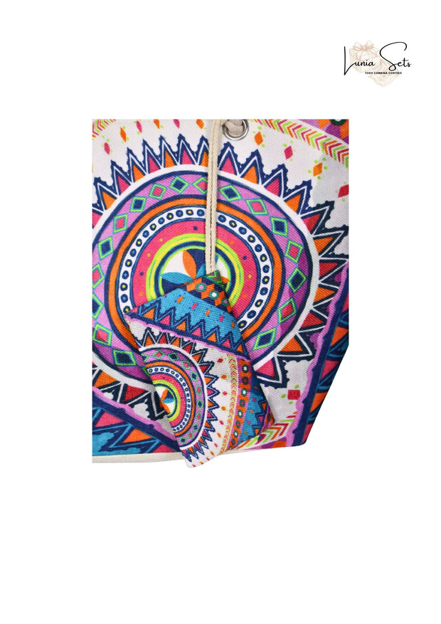 Boho Mandala – Pareo y Bolso Tote