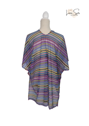 Brisa Mística – Vestido de Rayas Coloridas