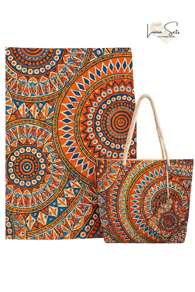 Tribal Chic –  Pareo + Bolso Tote