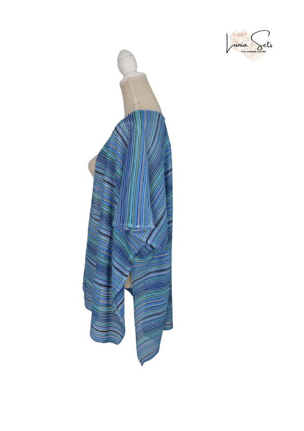 Brisa Marina – Vestido de Rayas Coloridas