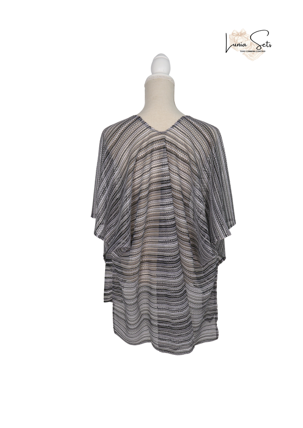 Brisa Aurora – Vestido de Rayas Coloridas