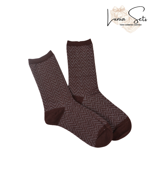 Calcetines WaveGlow Cacao Brillante