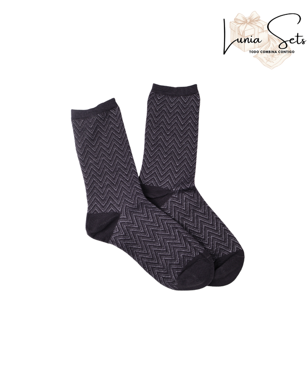 Calcetines WaveGlow Gris Ceniza Brillante