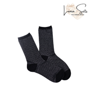 Calcetines WaveGlow Negro Elegante Glitter
