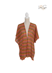 Ritmo Tropical – Vestido de Rayas Zigzag