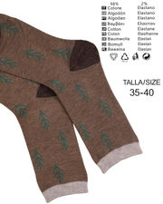 Calcetines "VerdeCalma" - Pack de 5 pares