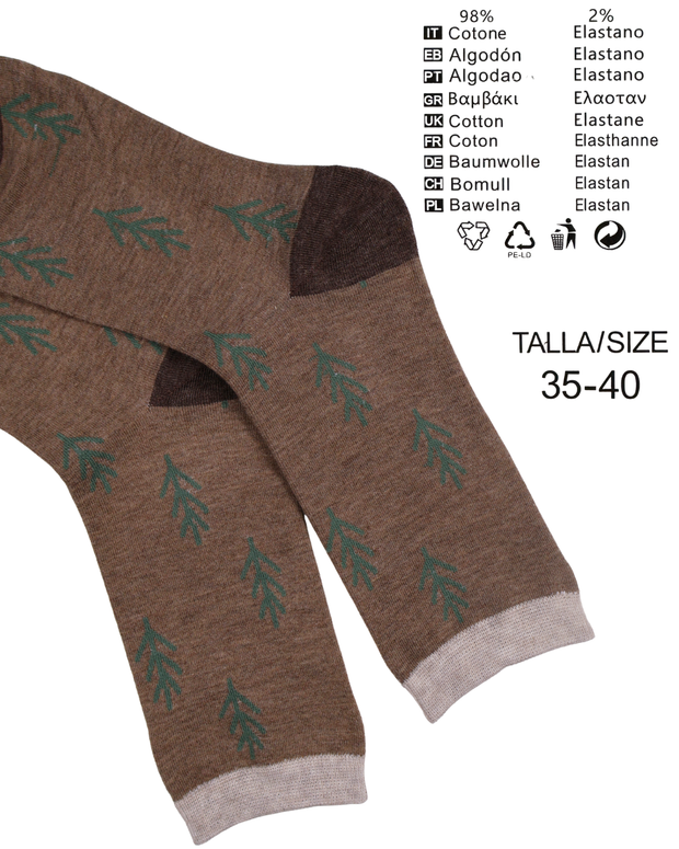 Calcetines "VerdeCalma" - Pack de 5 pares
