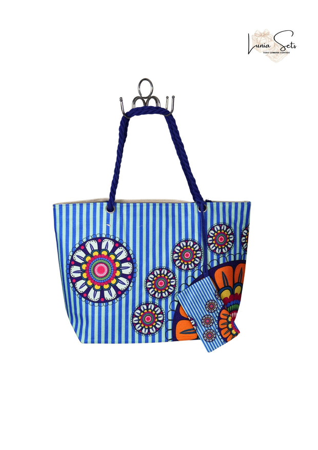 Mandala Acuático – Pareo + Bolso Tote