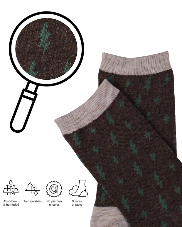 Calcetines "VerdeCalma" - Pack de 5 pares