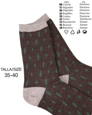 Calcetines "VerdeCalma" - Pack de 5 pares