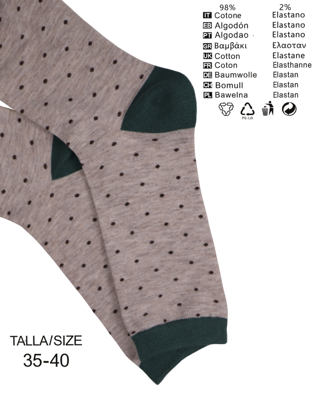 Calcetines "VerdeCalma" - Pack de 5 pares