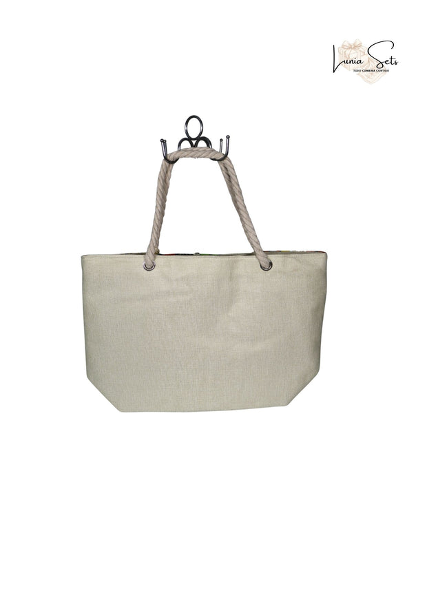 Mandala Vibrante: Pareó y Bolso de Playa