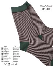 Calcetines "VerdeCalma" - Pack de 5 pares