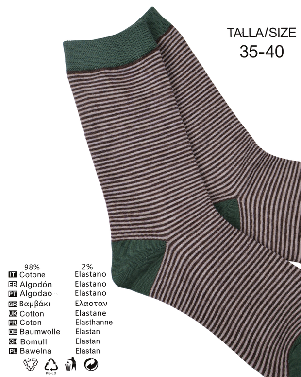 Calcetines "VerdeCalma" - Pack de 5 pares