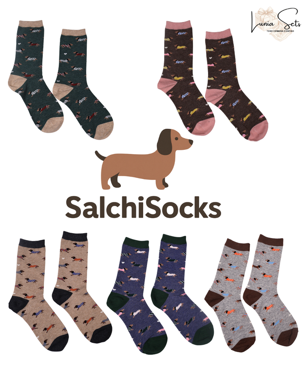 Calcetines "SalchiSocks" - Pack de 5 pares