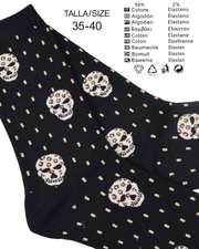 Calcetines "Oro Oscuro Glitter" - Pack de 5 pares
