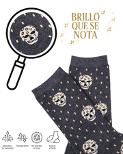 Calcetines "Oro Oscuro Glitter" - Pack de 5 pares
