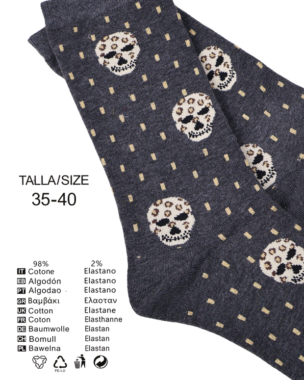 Calcetines "Oro Oscuro Glitter" - Pack de 5 pares