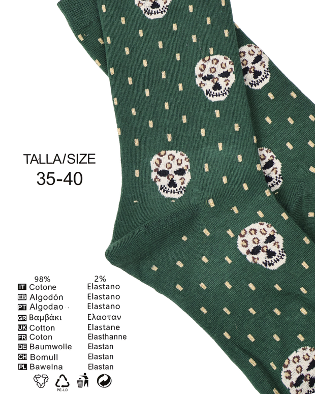 Calcetines "Oro Oscuro Glitter" - Pack de 5 pares