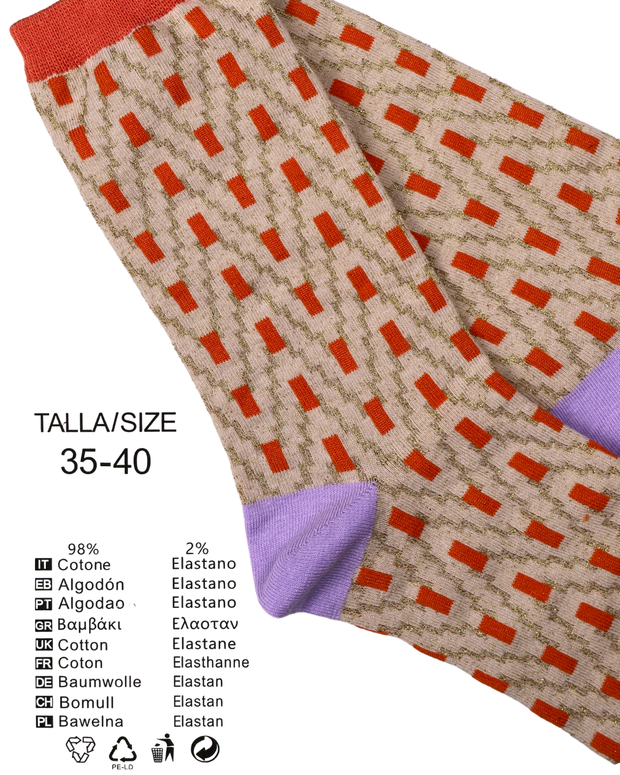 Calcetines "ZigPop Glitter" - Pack de 5 pares