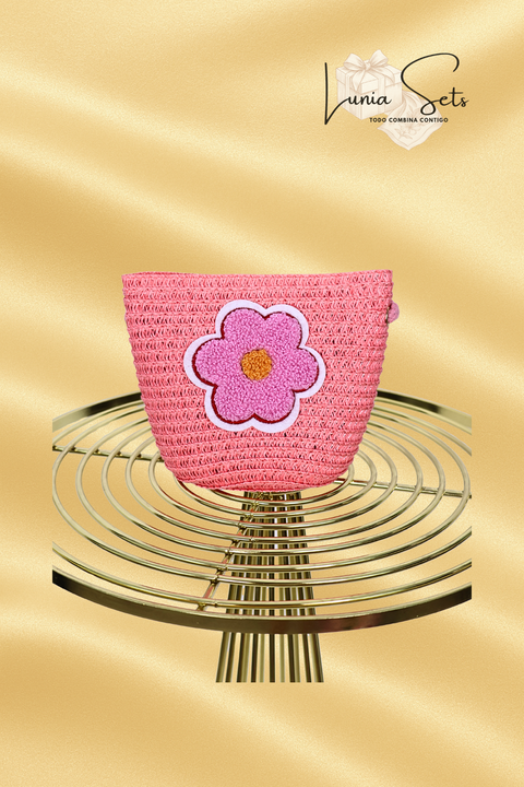Mini Bolso “Flor de Verano” – Rosa