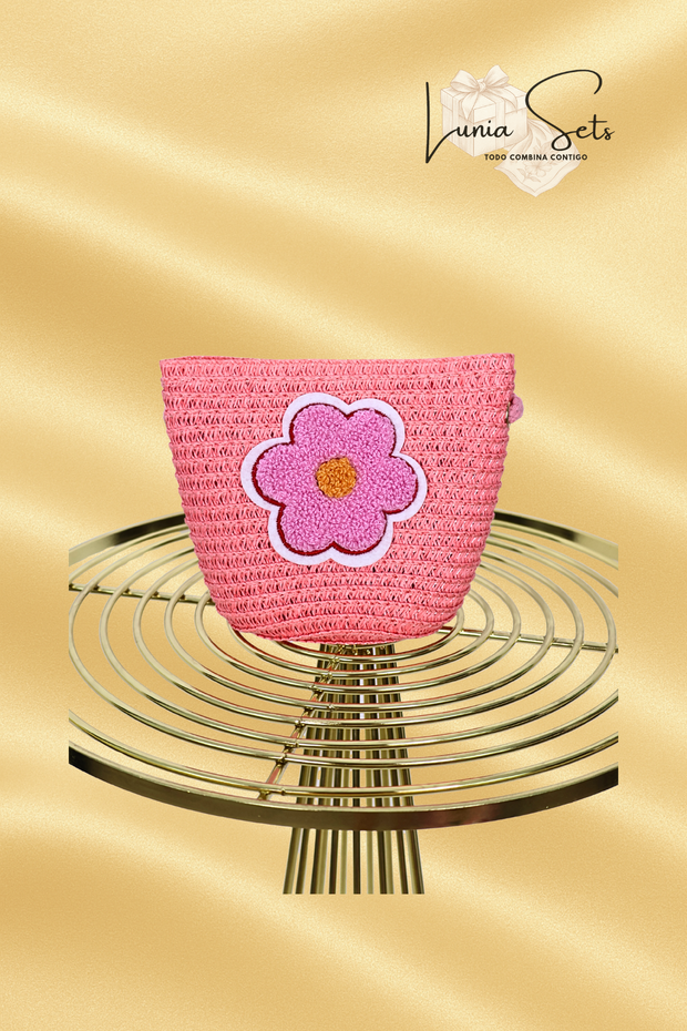 Mini Bolso “Flor de Verano” – Rosa