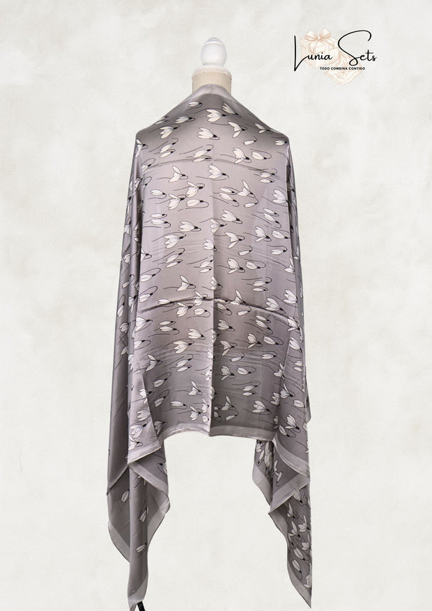 Flor de Nieve – Gris Perla