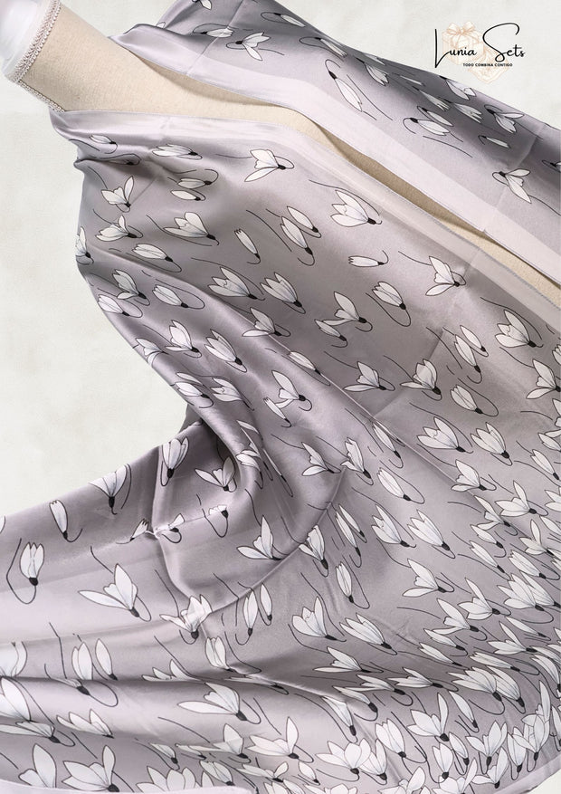 Flor de Nieve – Gris Perla