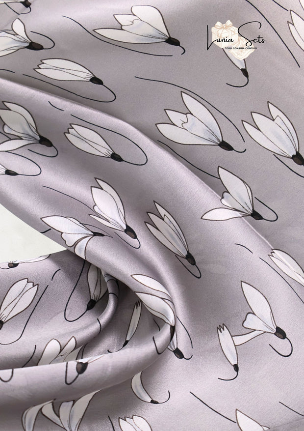 Flor de Nieve – Gris Perla