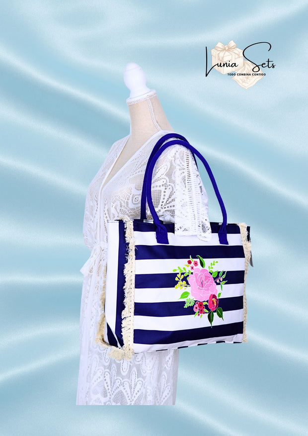Marinera Rosa — Pack bolso y salida de playa