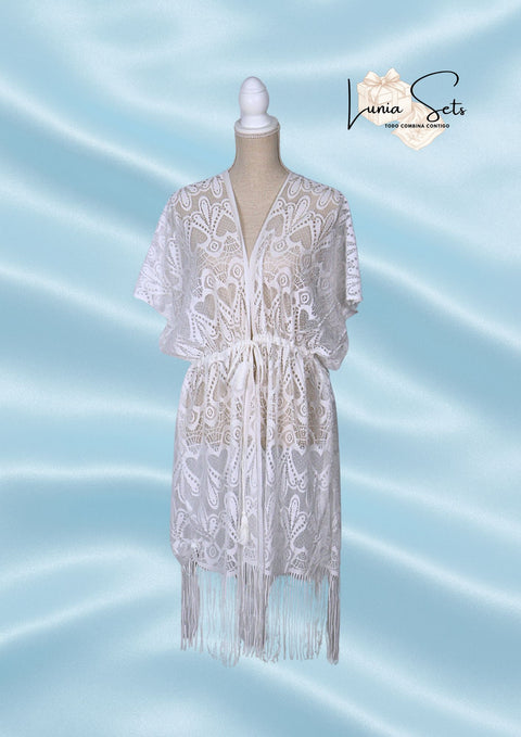 Blanco Perla – Vestido de Playa