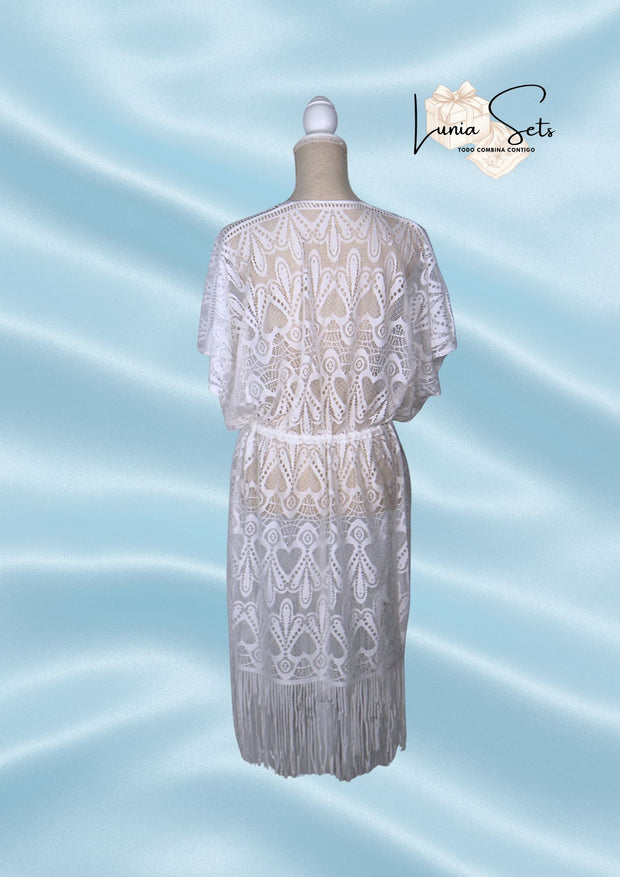 Blanco Perla – Vestido de Playa